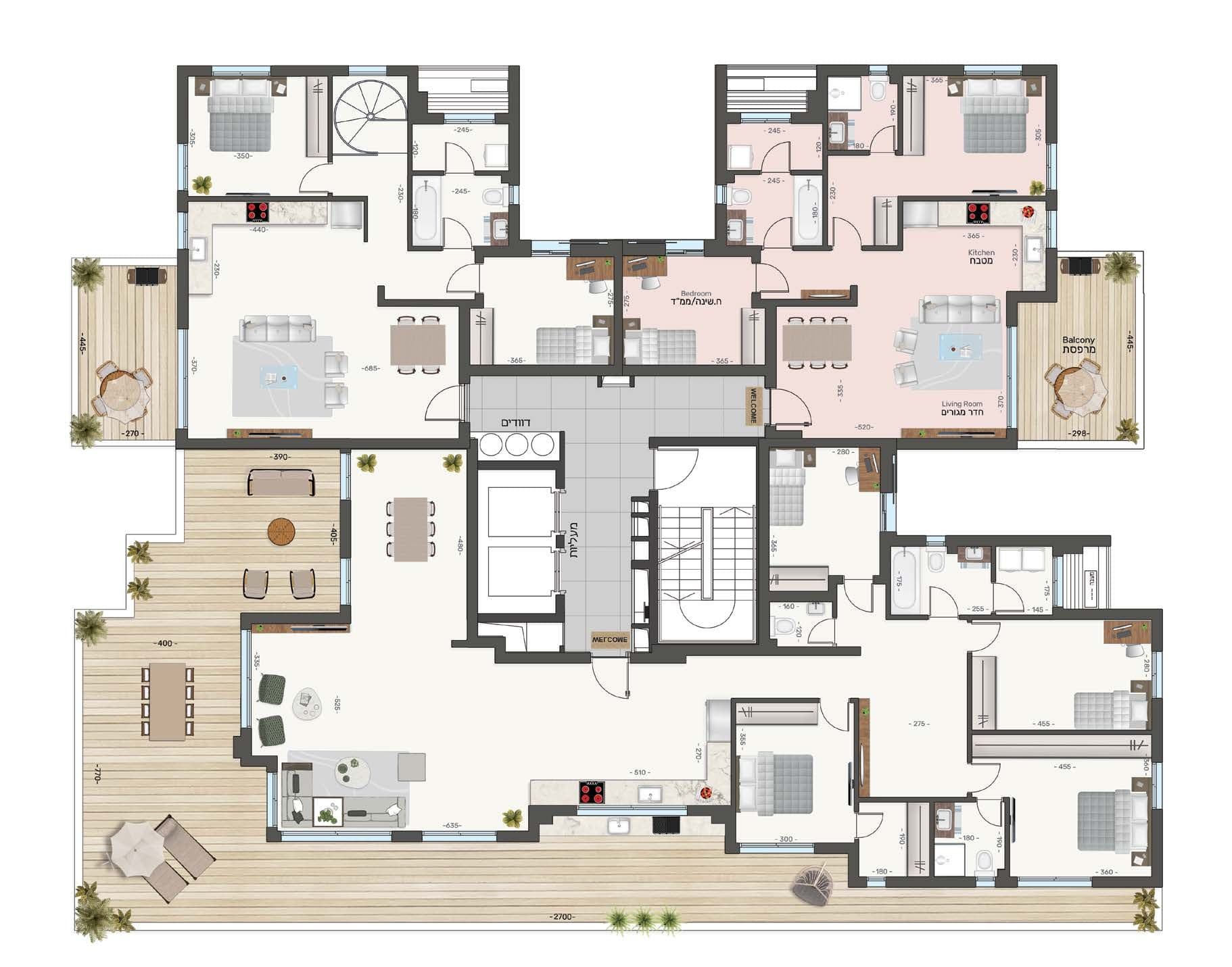 Floor 8 plan, building D12